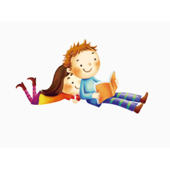 读书的卡通人物