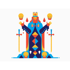 扁平化创意人物