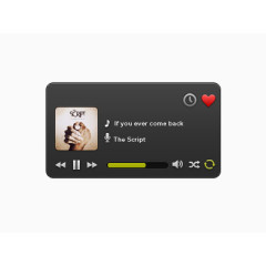 音乐播放按钮插件PSD源文件