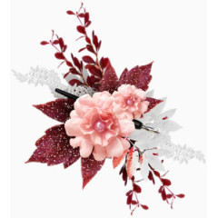 雪中绽放的花朵