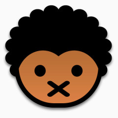 安静的表情符号black-power-emoticons-icons