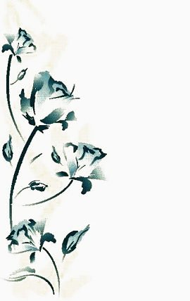 蓝色花朵花瓣插画免扣图形