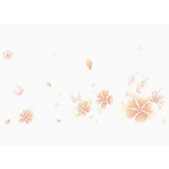 粉色花朵装饰