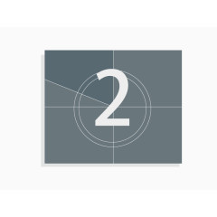 2倒计时卡通矢量素材