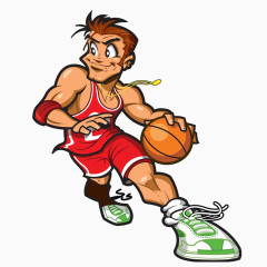 打篮球的运动员