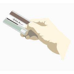 刷卡拟真立体矢量