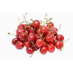 红色殷桃一堆殷桃美味的殷桃