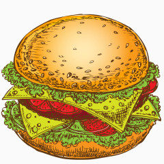 汉堡PNG矢量素材