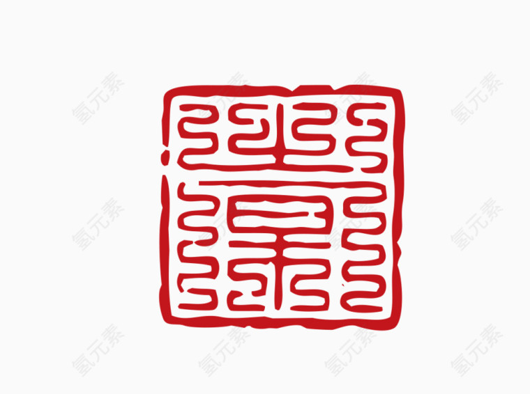 中国风印章素材