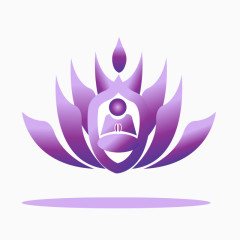 精美五彩花形logo