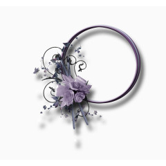 花卉边框图案素材