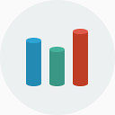 统计分析图表图标