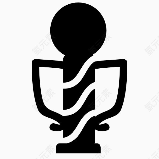 获胜奖杯标志 icon