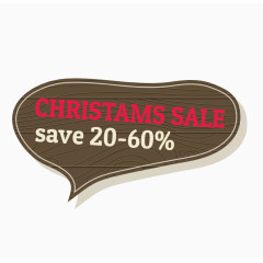 折扣标签 圣诞快乐 促销标签  雪花 木纹对话框 折扣标签 圣诞节标贴