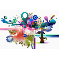 异国风情色彩图案