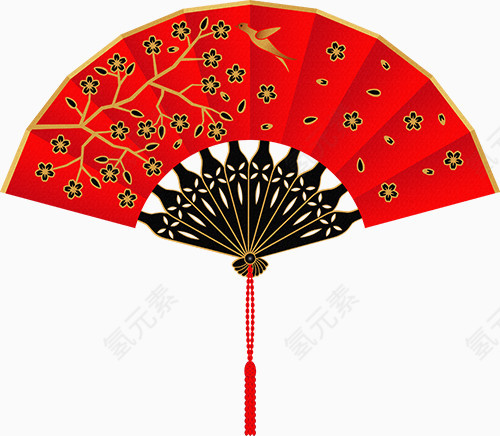 中国风扇子