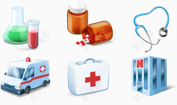 医疗器械图标设计矢量素材
