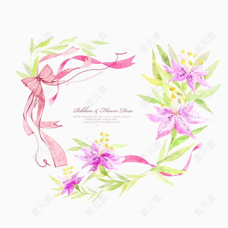 精美五彩花纹边框