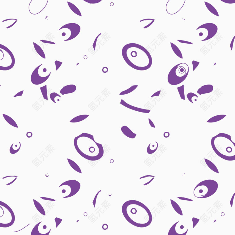 手绘插画图纹少数民族服装纹理翠花紫色