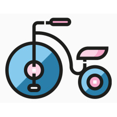 婴儿玩具自行车图标
