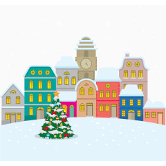 圣诞节小镇