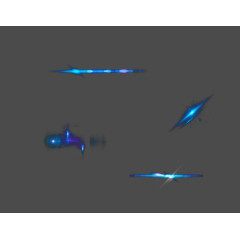 蓝星光光线光晕合集