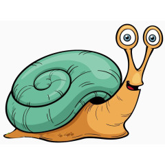 卡通蜗牛