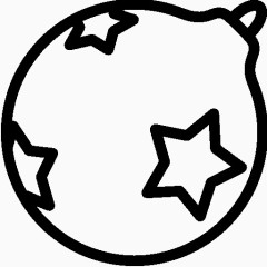 圣诞假期球图标