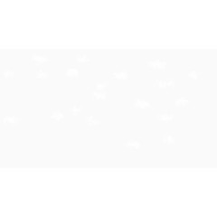 清新手绘飘动的云朵