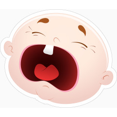 大哭的婴儿