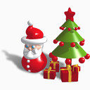 远景圣诞节的码头