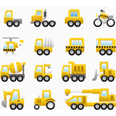 汽车卡车图标货车交通工具 