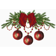 蝴蝶结装饰圣诞球