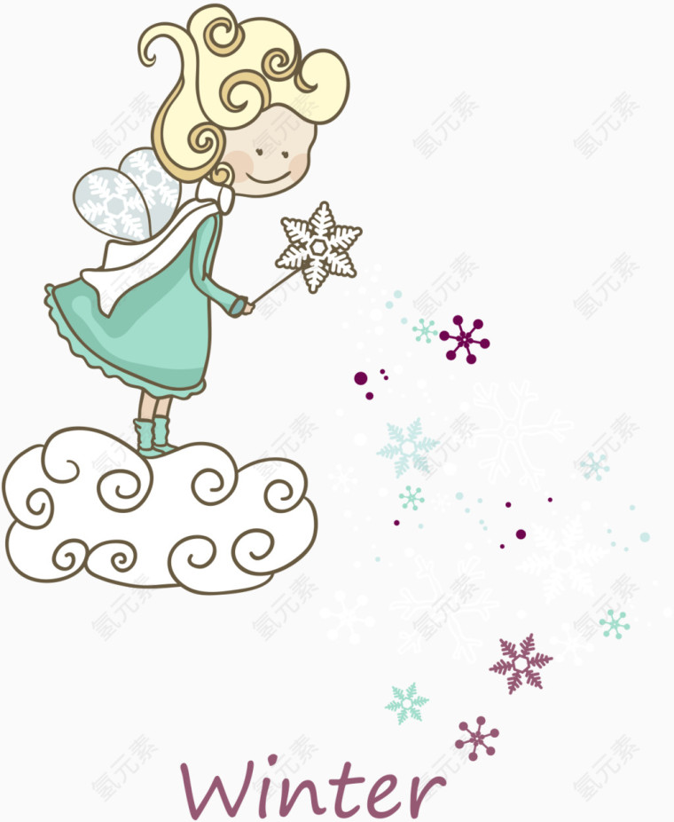 雪花精灵小仙女