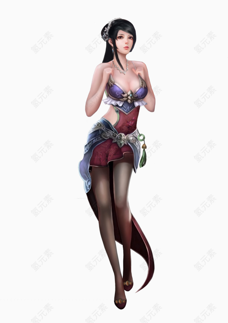 人物古装女素材
