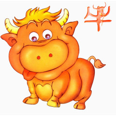 卡通牛