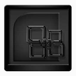黑色微软办公室blackbeauty图标