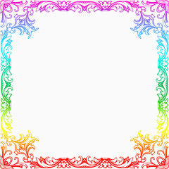 彩色边框背景图案