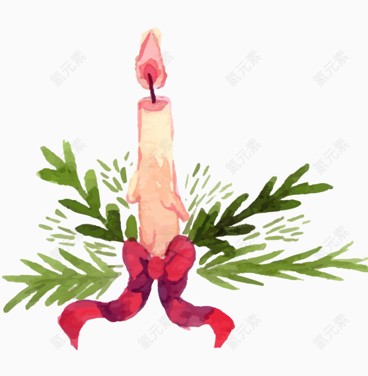 卡通蜡烛