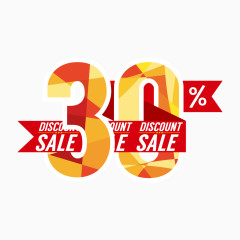 精美促销数字设计矢量素材