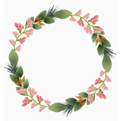 花环花圈图框