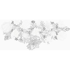 手绘花卉花纹矢量精致