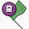 国旗绿色安全ChalkWork-information-Management-icons