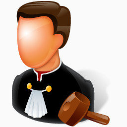 法官男人男性桌面图标