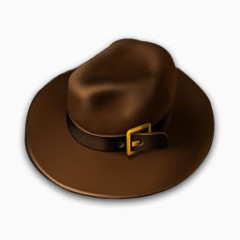 帽子爵士风格的图标