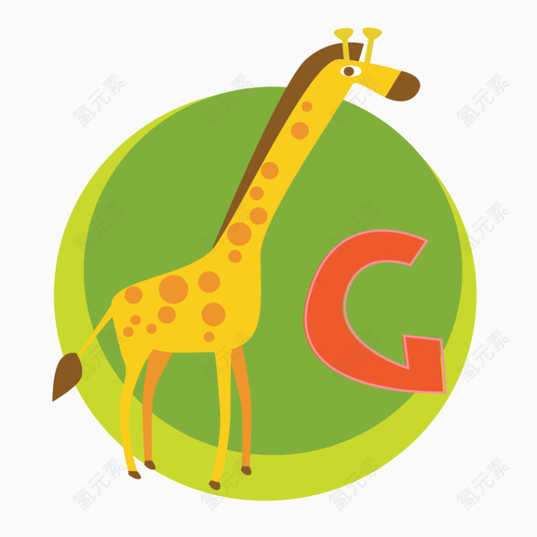 卡通字母G