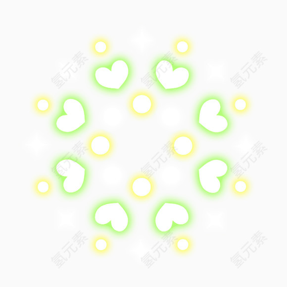 五彩圆形花形烟花