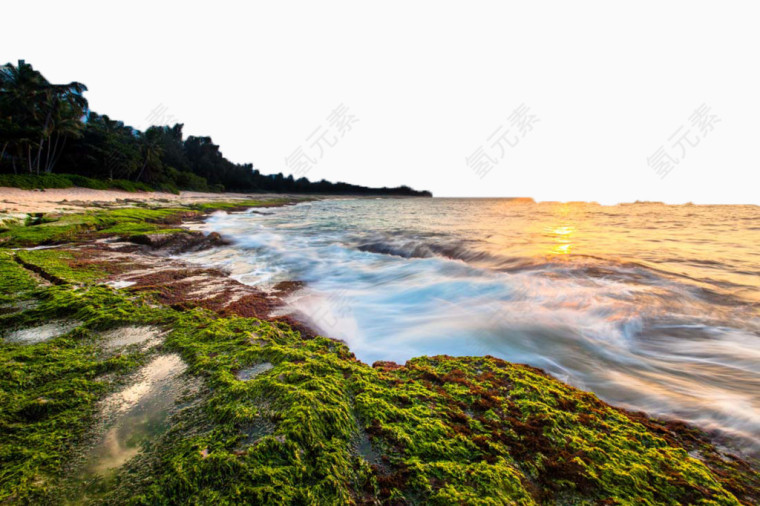 唯美海滩景色