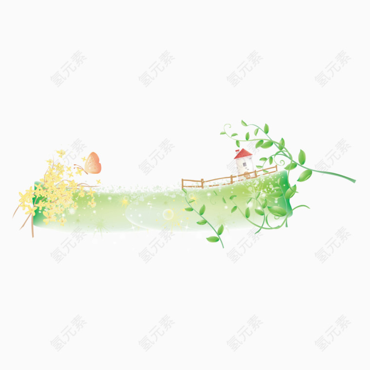 矢量春天背景