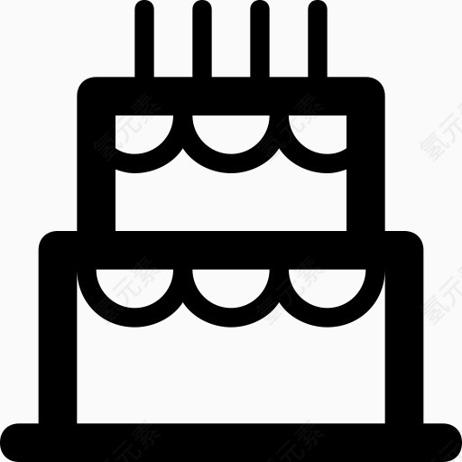 生日快乐蛋糕庆典食品方糖果食品与饮料